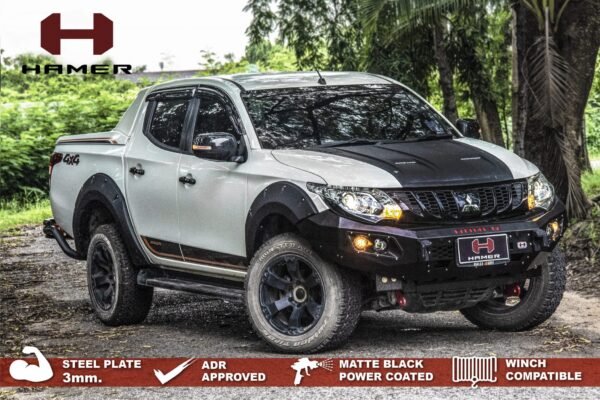 KING SERIES FRONT BULL BAR FOR MITSUBISHI TRITON MQ 2015-2018 - Image 2
